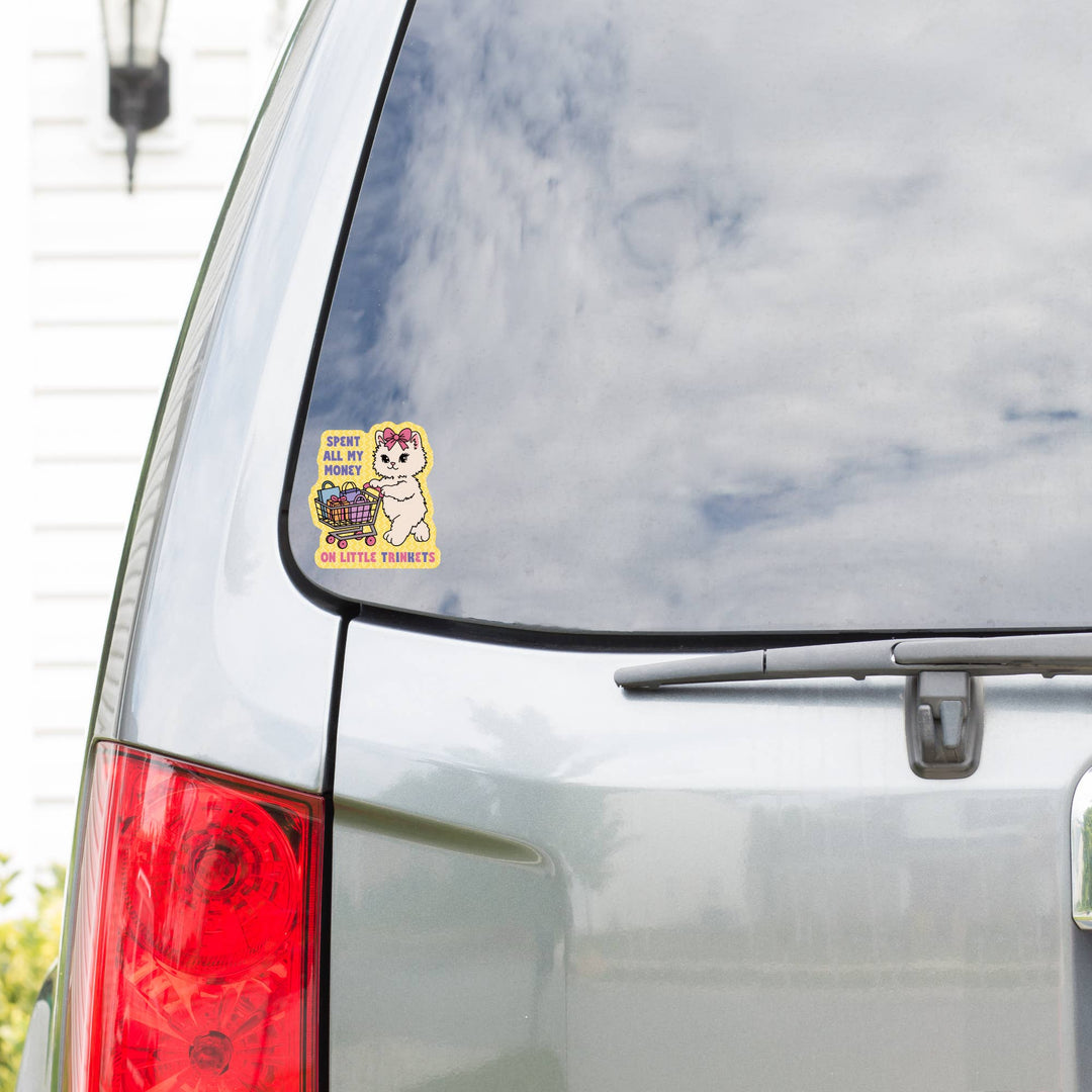 Adorable Trinket Kitty Cat Shop High Quality Vinyl Sticker