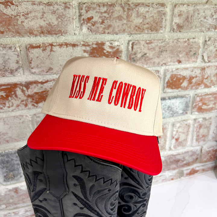 Kiss Me Cowboy- Valentines Day Hat
