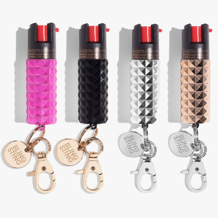 Metallic Studded Pepper Spray