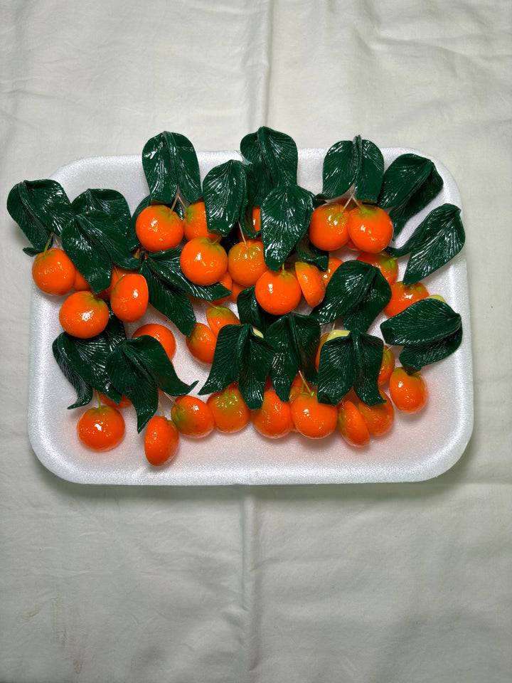 Hanging Oranges Kitchen Magnet