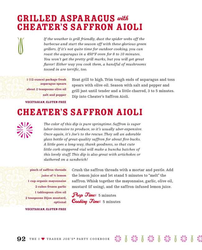 I Love Trader Joe's Party Cookbook