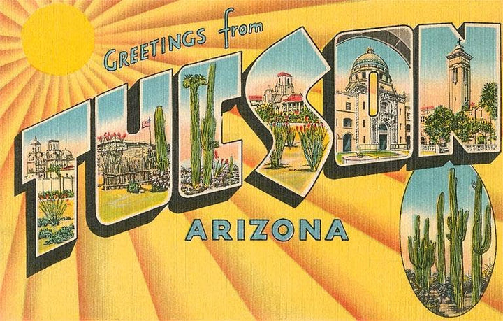 Magnet AZ-370 Greetings from Tucson