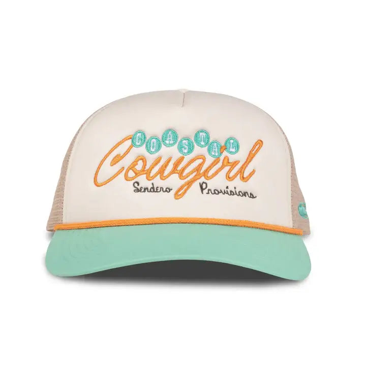 Coastal Cowgirl Hat: Cream/Brown