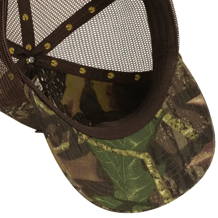 Country Store Hat: Cream/Blue
