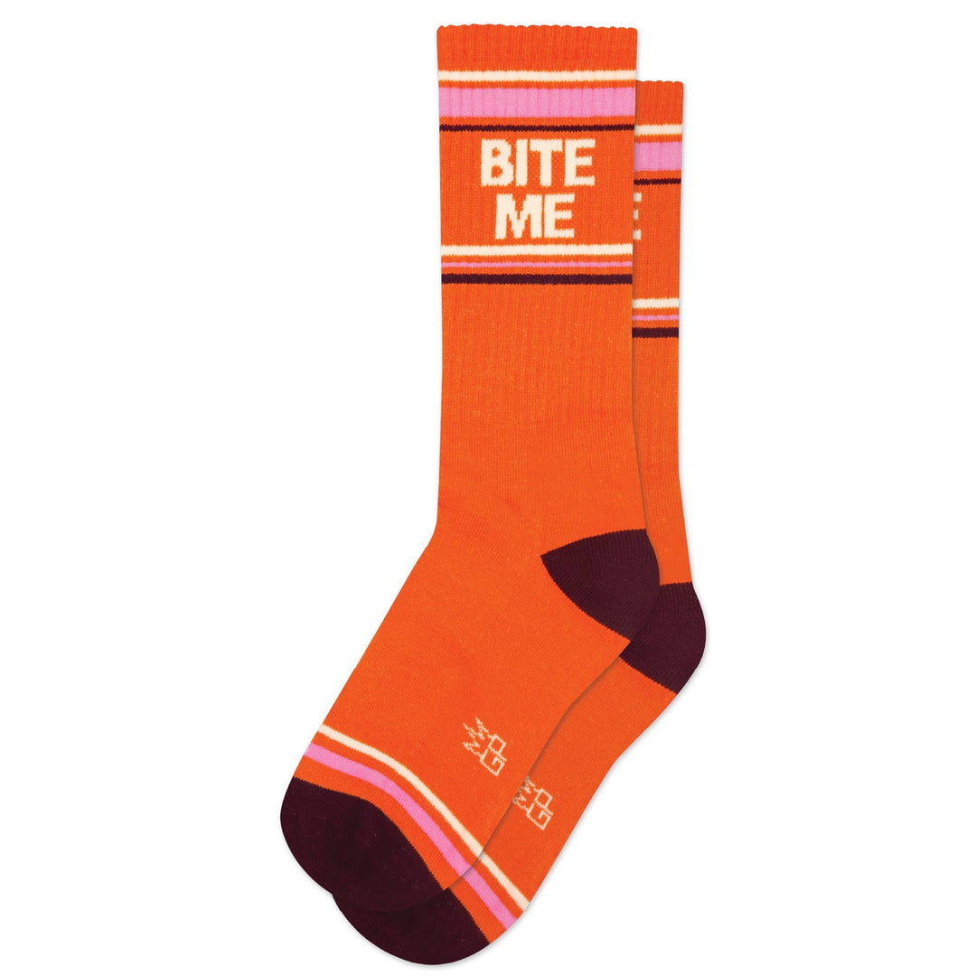 Bite Me Gym Crew Socks
