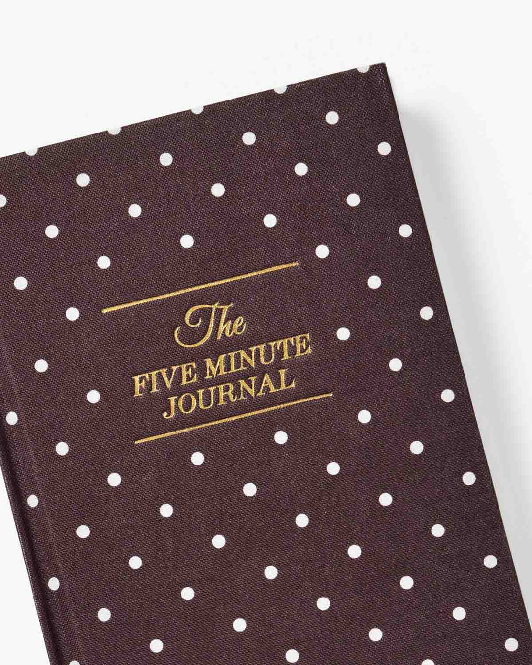 The Five Minute Journal Mocha Polka Dot | Exclusive Print