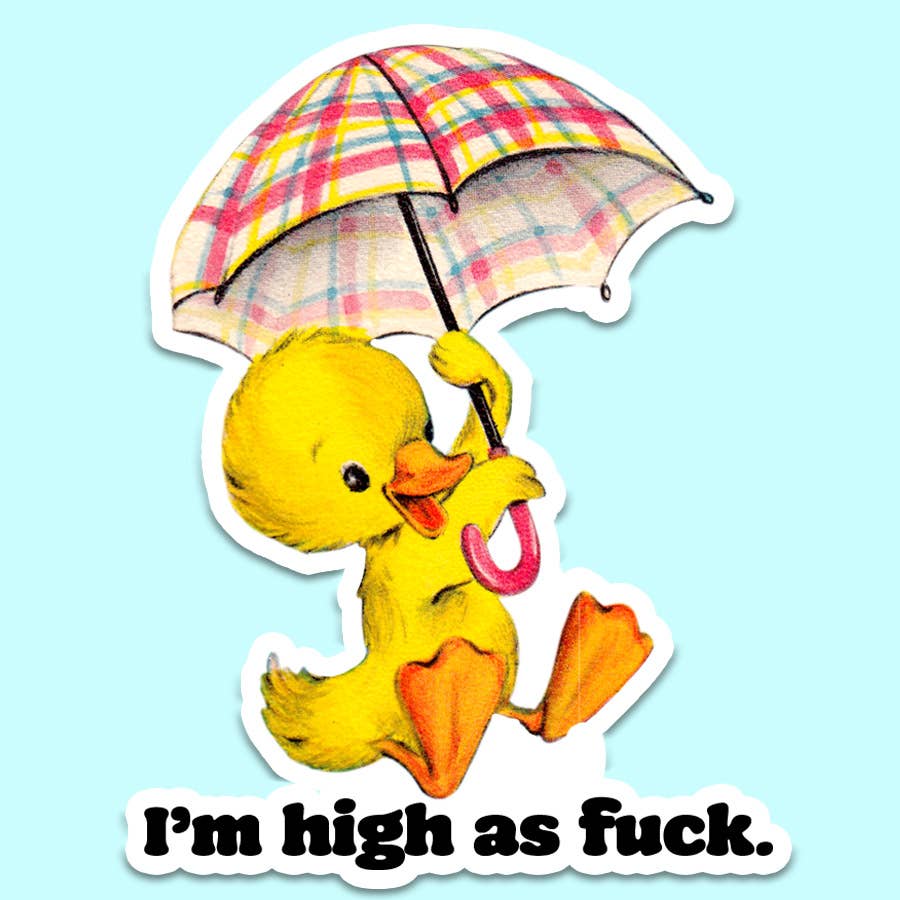 I'm High Funny Sticker