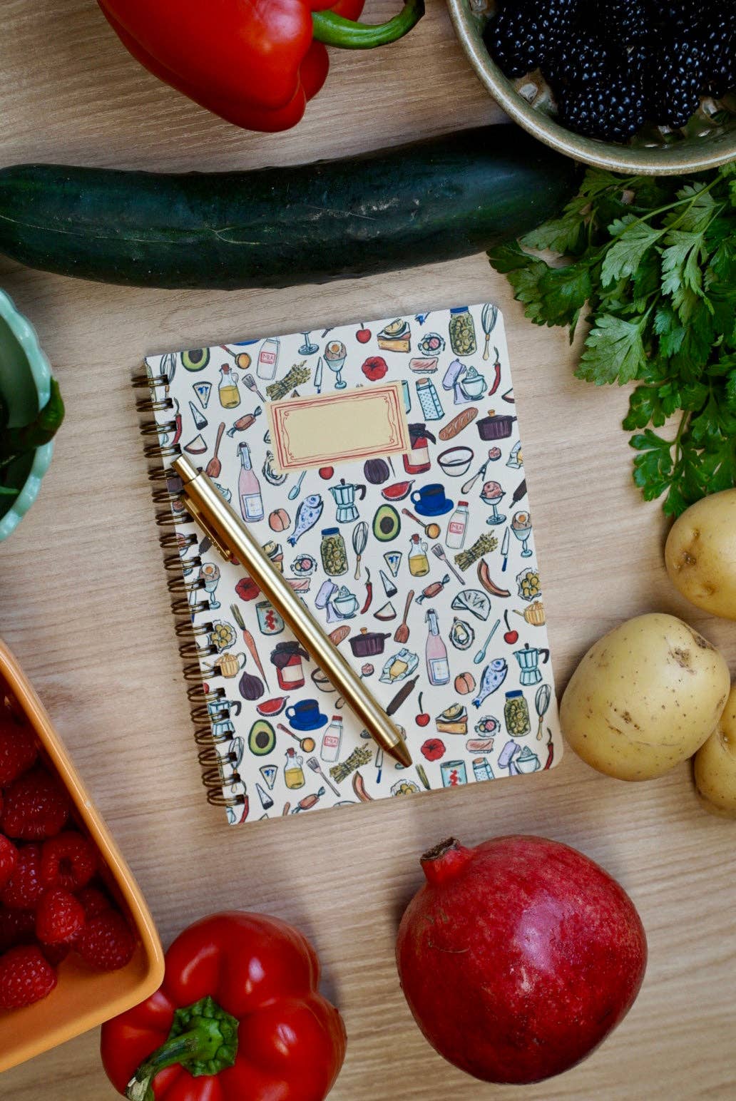 Kitchen Spiral Notebook: 50 pages