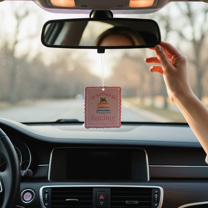 Sweet Ride Car Air Freshener–I'd Rather Be Reading