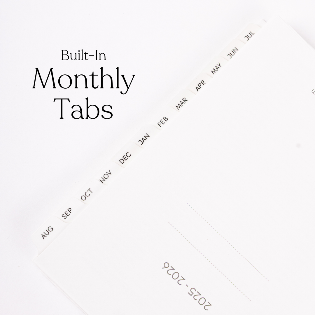 Summer Meadows 2025-2026 Academic Planner: 8.5x11