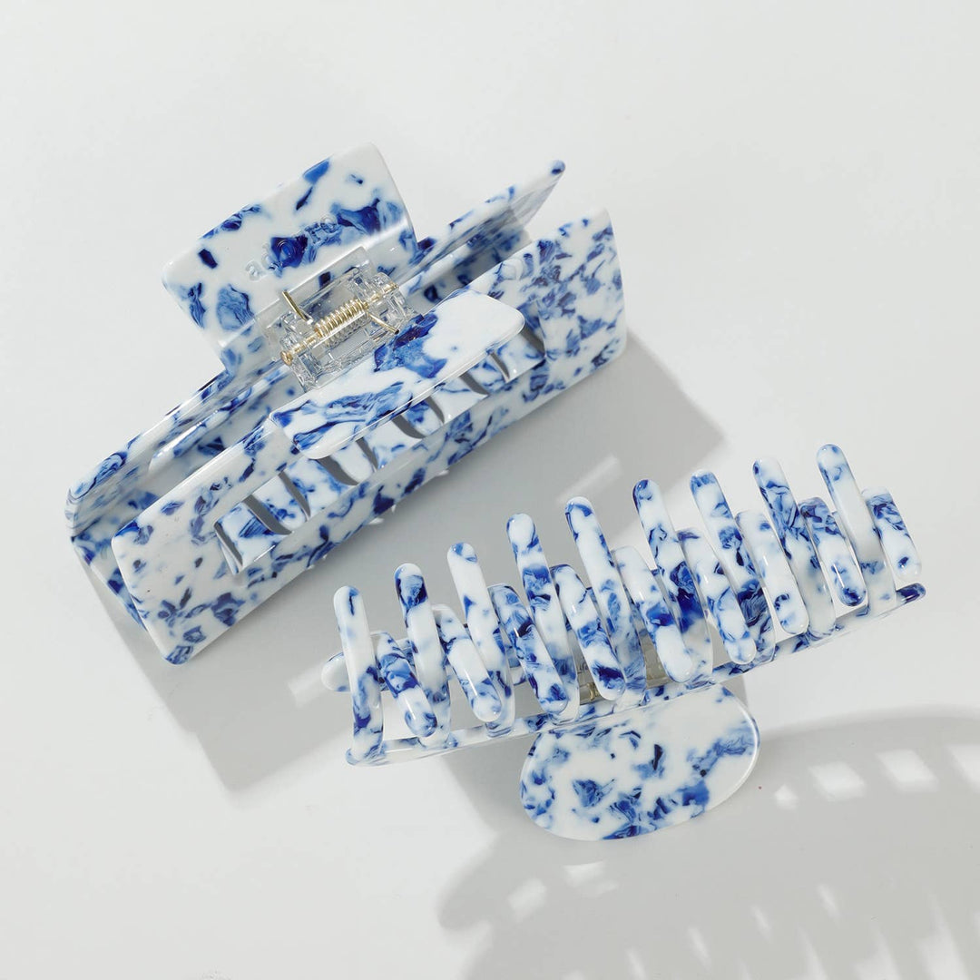 Coastal Blue Large | Assorted Large Claw Clips: Assorted