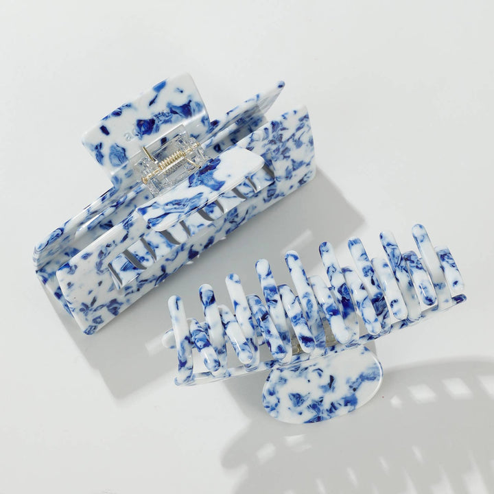 Coastal Blue Large | Assorted Large Claw Clips: Assorted