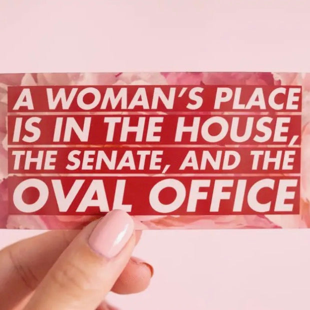Woman's Place - Feminist Vinyl Sticker