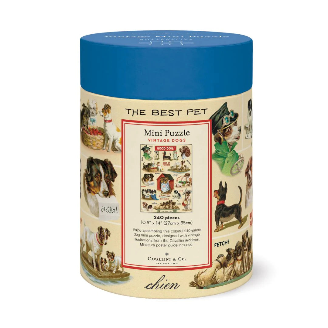 Vintage Dogs Mini Puzzle