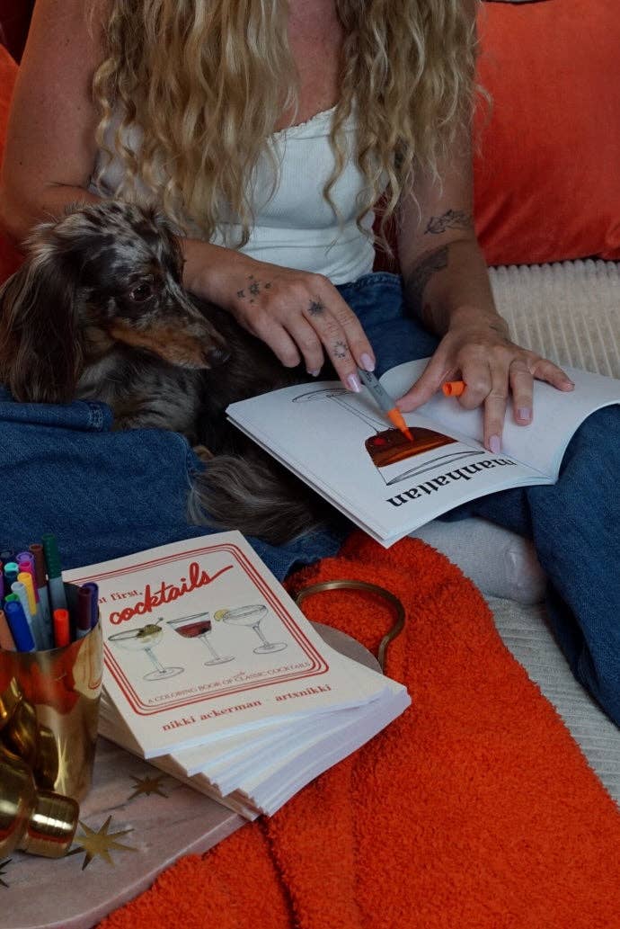 But first, cocktails: A Coloring Book of Mostly Classic Cocktails