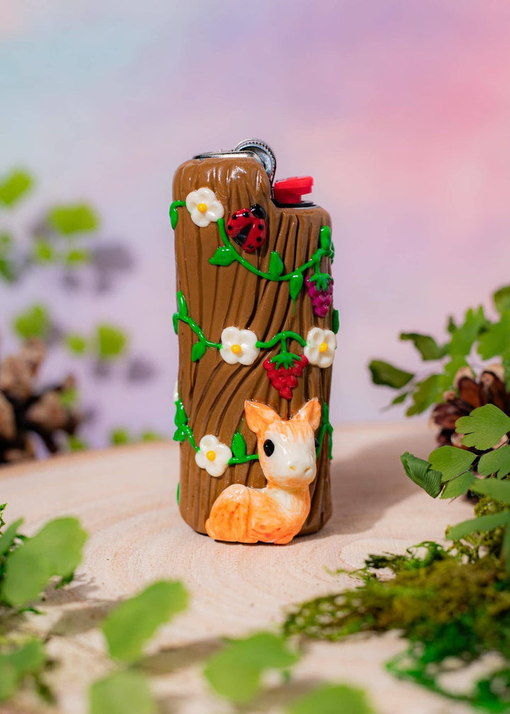 Woodland Creature Bic Lighter Case Cover
