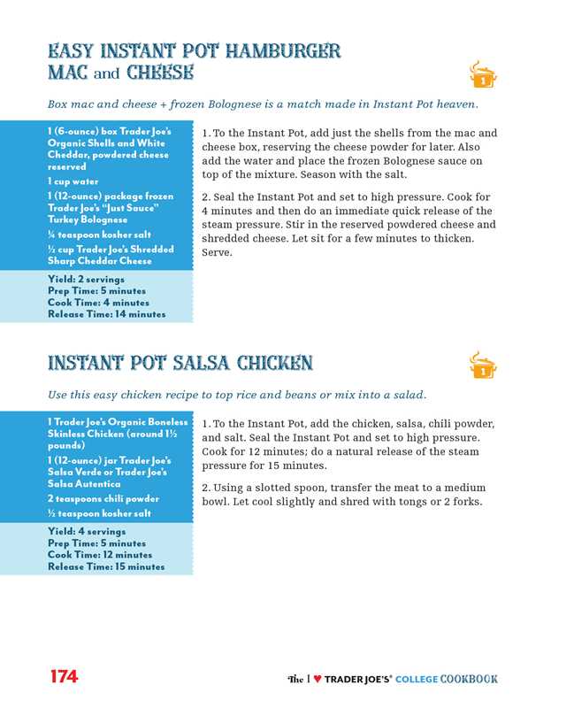 I Love Trader Joe's College Cookbook