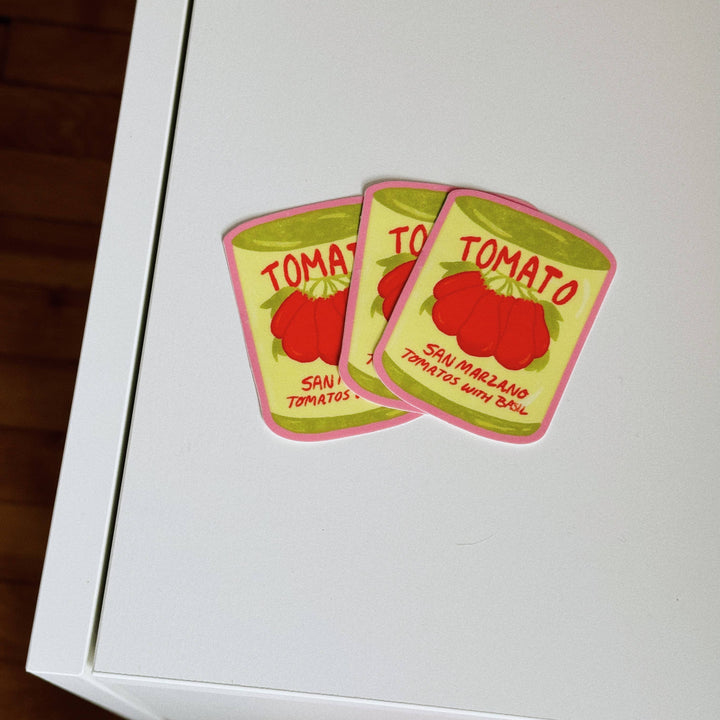 San Marzano Tomato Vinyl Sticker