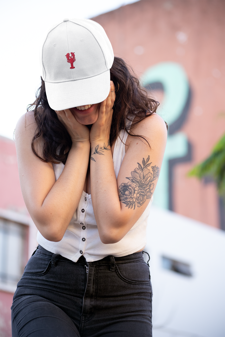 Small Red Lobster, Crawfish - Iron on Embroidered Patch