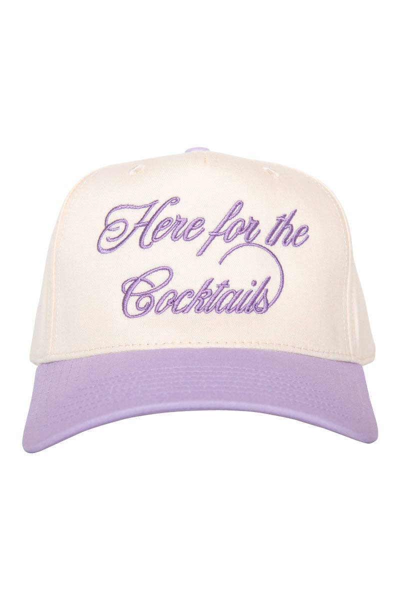 Here For the Cocktails Two-Toned Vintage Hat: Red and Tan