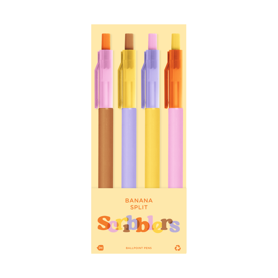 Orange Crush Scribbler 4 Pack