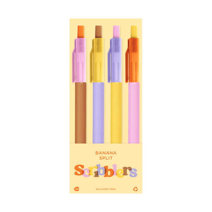 Orange Crush Scribbler 4 Pack