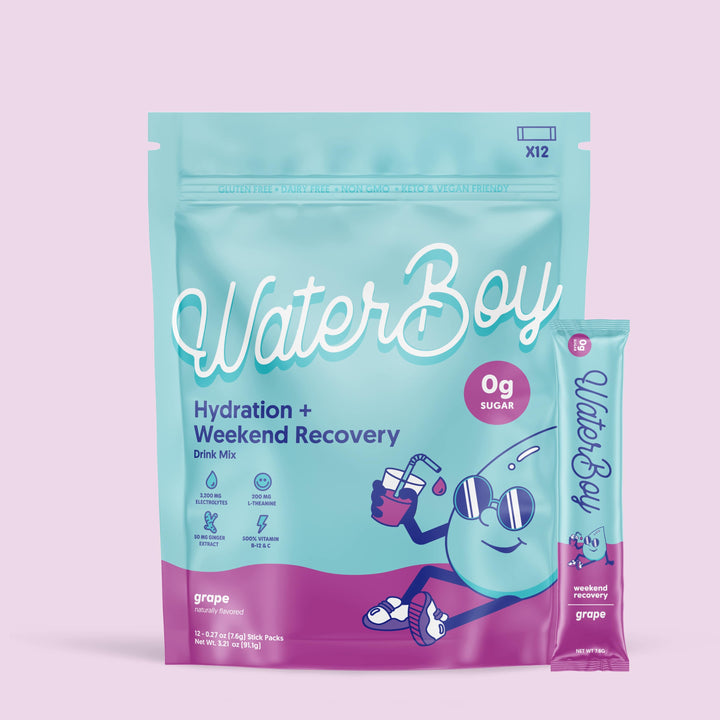 Waterboy Weekend Recovery: Lemon Lime / 12 pk