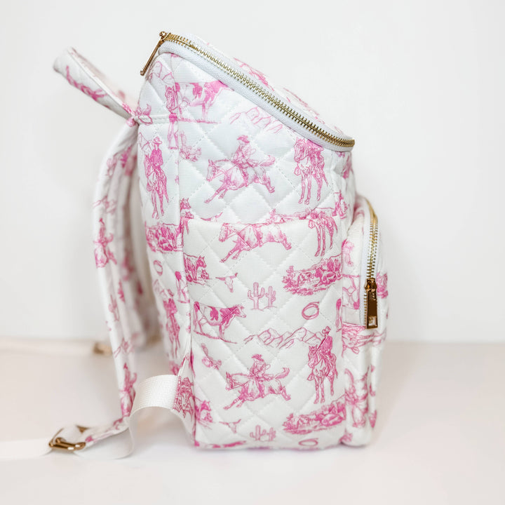 Cowgirl Pattern Duffle Bag