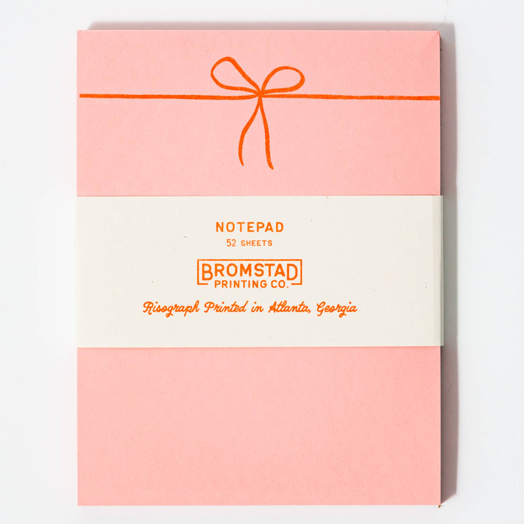 Bow - Risograph Small Notepad