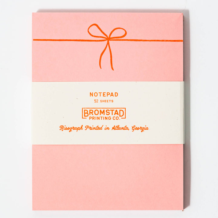 Bow - Risograph Small Notepad