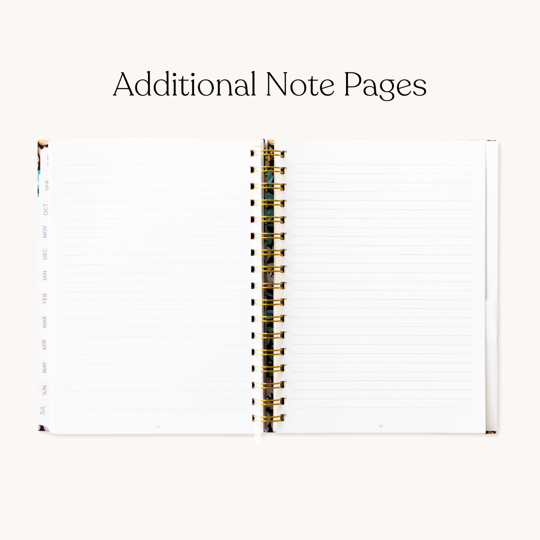 Pressed Floral 2025-2026 Academic Planner: 7x9