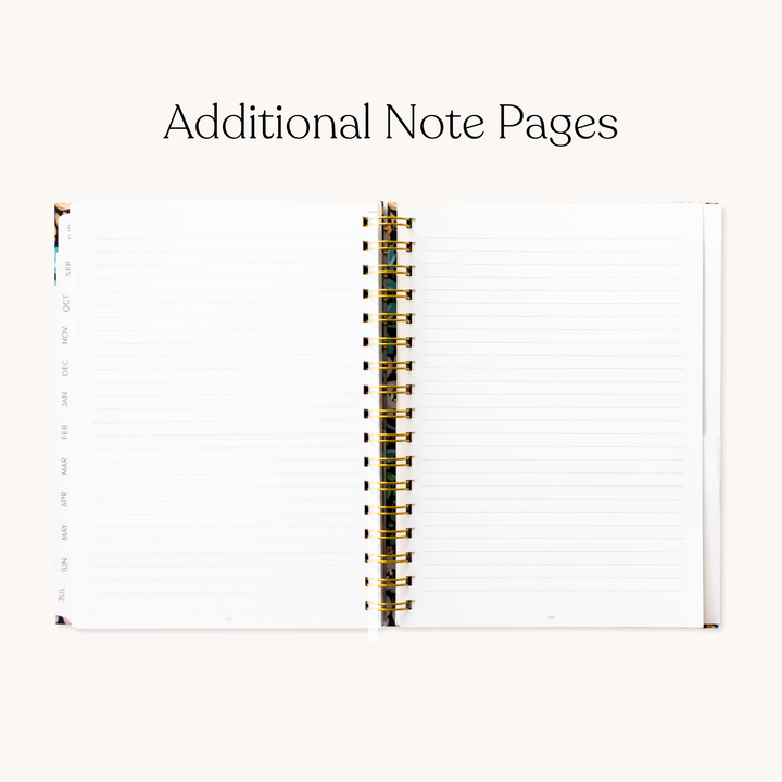 Pressed Floral 2025-2026 Academic Planner: 7x9