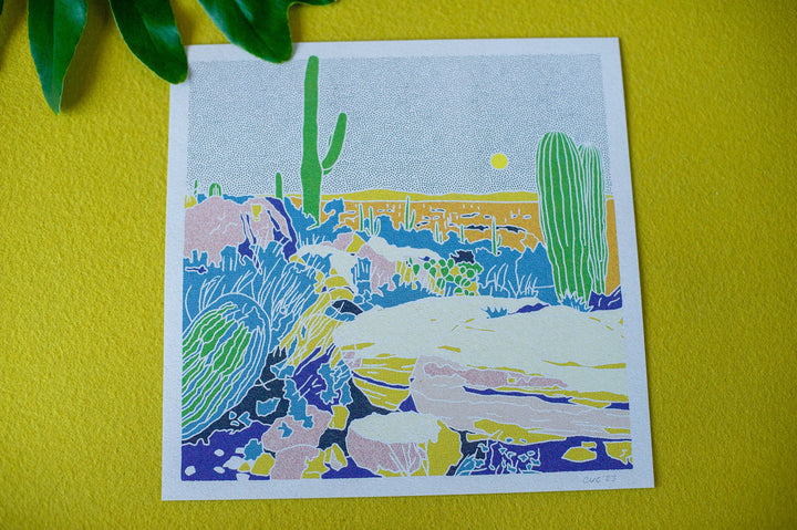 12"x12" Desert Mountain #33