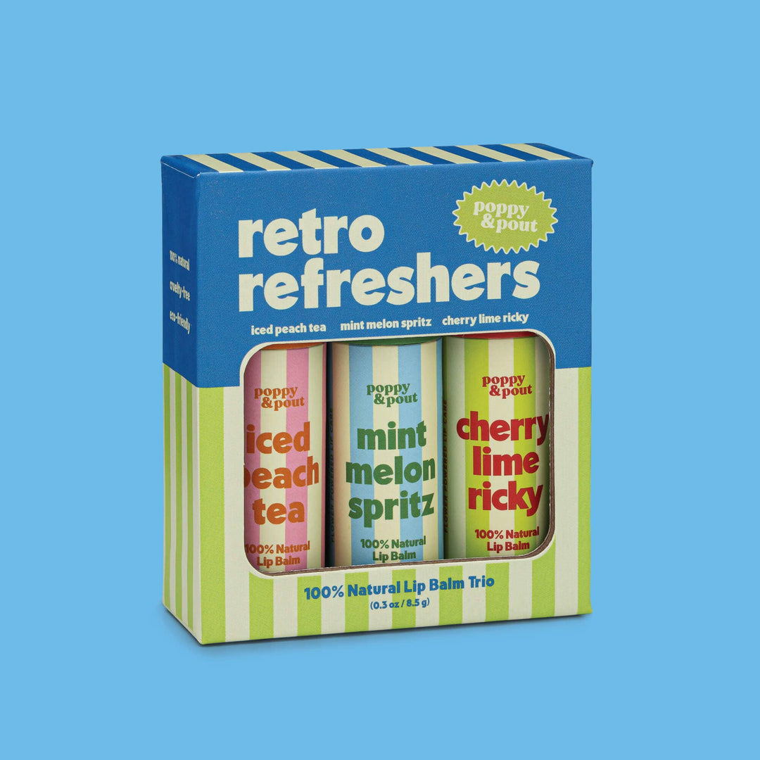Retro Refreshers Lip Balm Trio - Gift set
