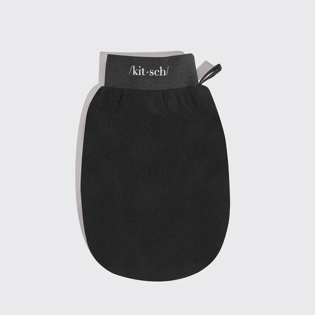 Black & Terracotta Exfoliating Gloves 2pc Set