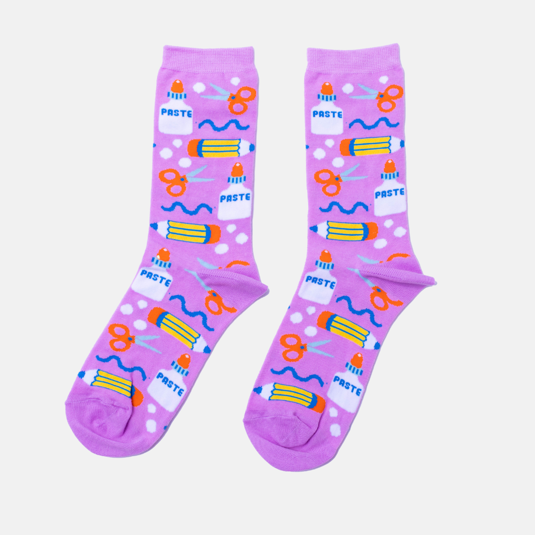 Crafty Socks - Small Crew Socks - Hobby-themed gifts