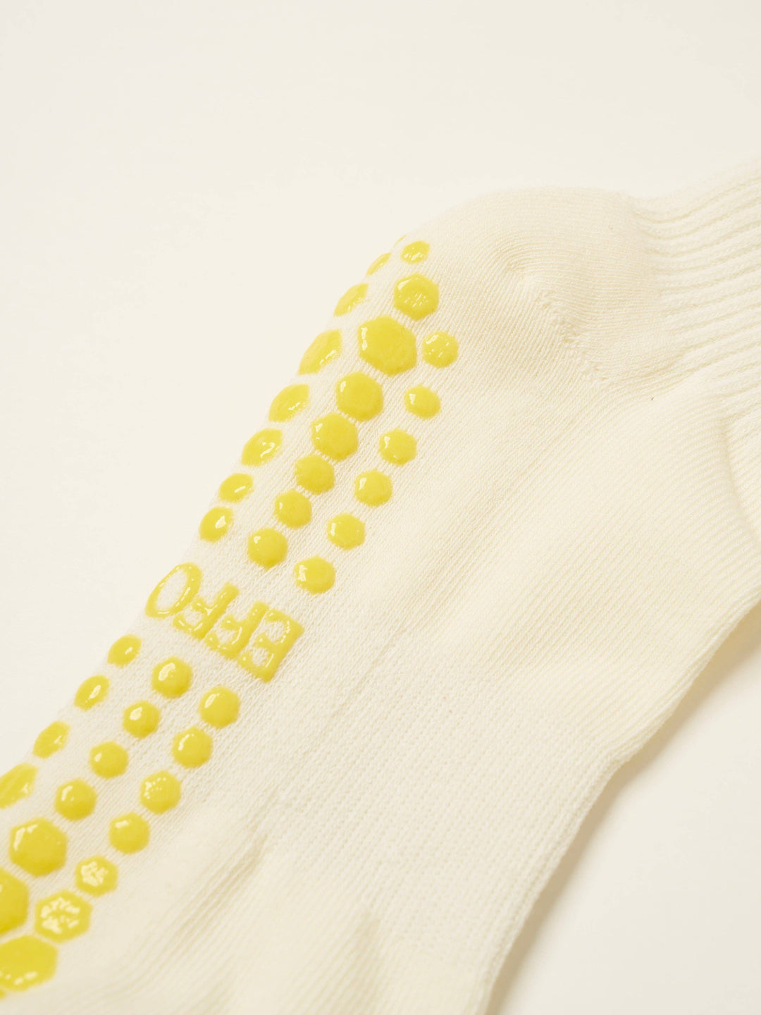 Lemon Ruffle Grip Sock