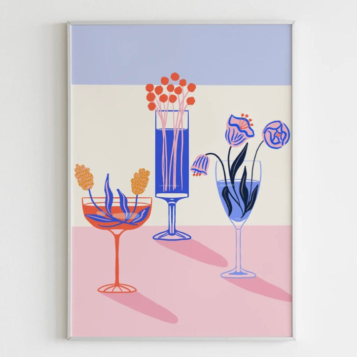 Botanical Cocktail Hour 8" X 10" Art Print