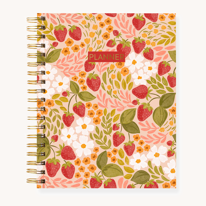 Floral Undated Planner: Porcelain Floral / 7x9