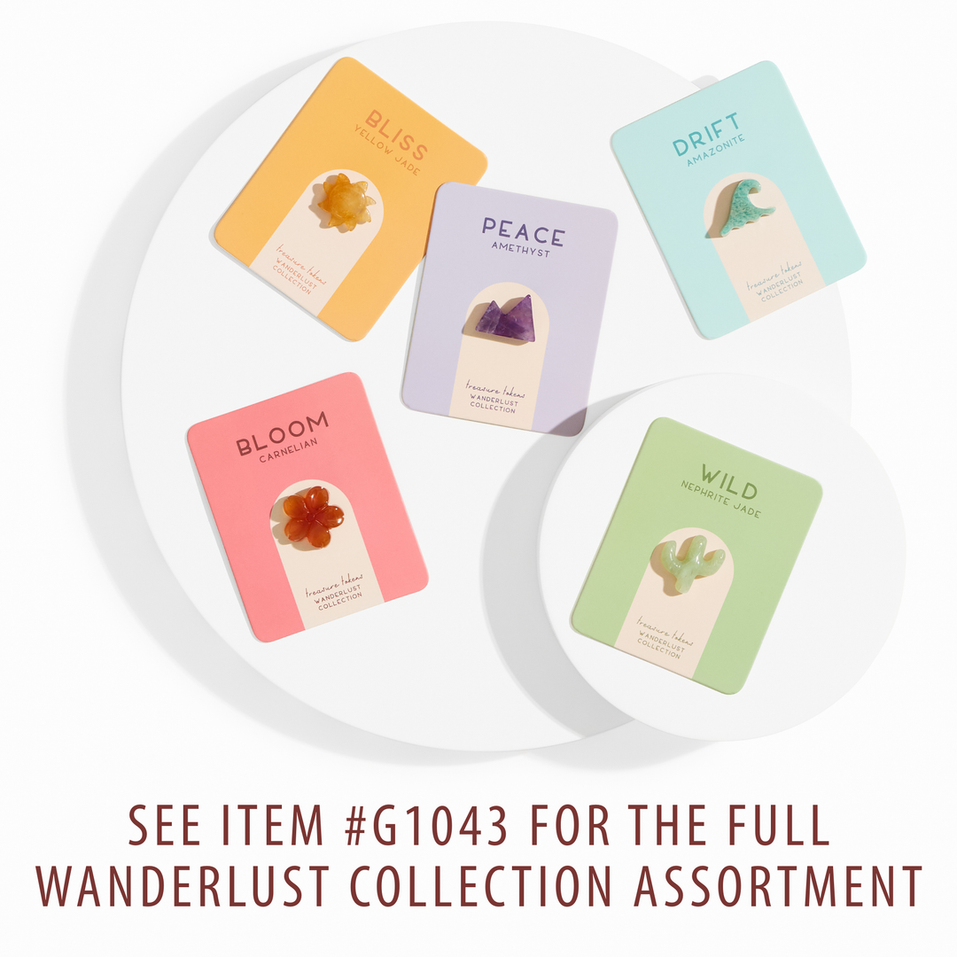Yellow Jade Crystal Sun | Treasure Tokens: Wanderlust BLISS