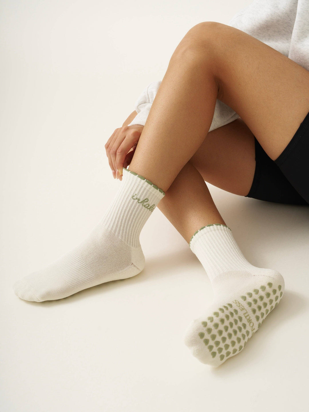 Inhale Exhale Grip Sock