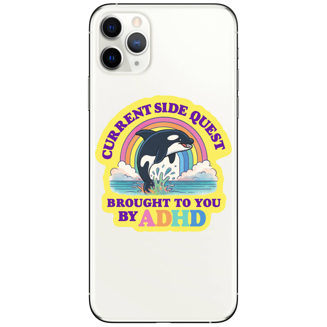 ADHD Funny Mental Health Neuro High Quality Vinyl Sticker