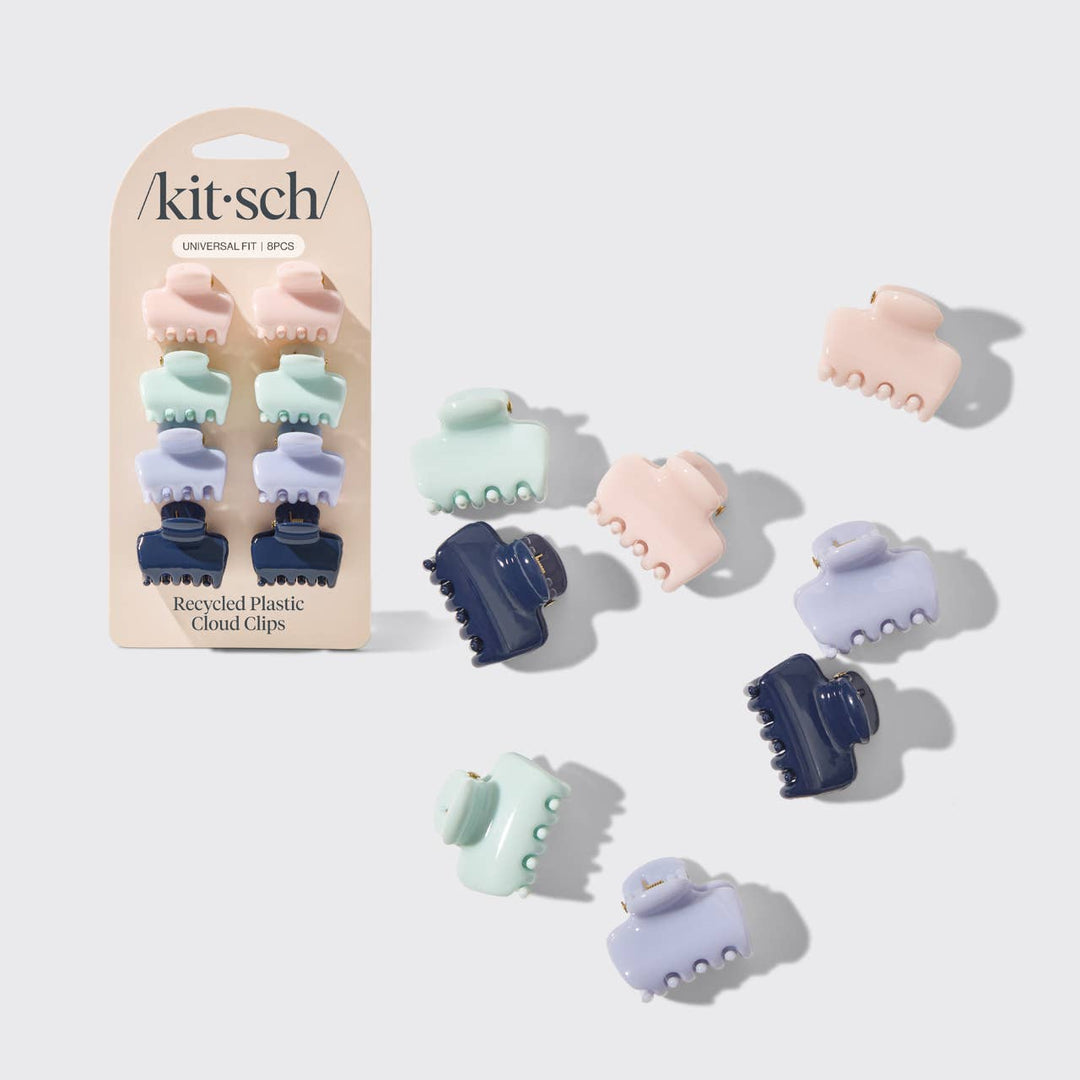 Garden Bouquet Recycled Plastic Mini Cloud Clips 8pc Set