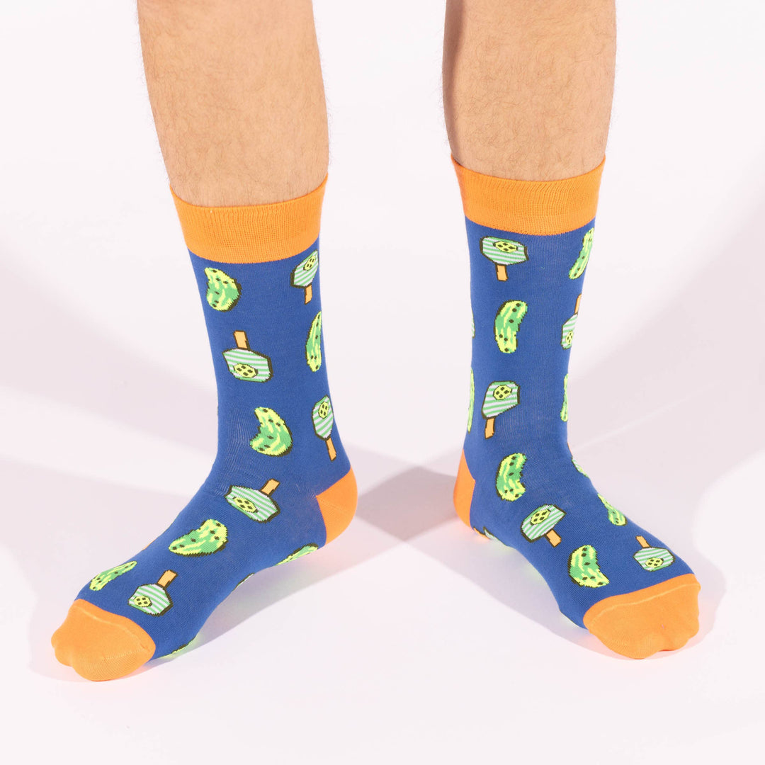 Pickleball - Large Crew Socks for Pickle Ball Lovers
