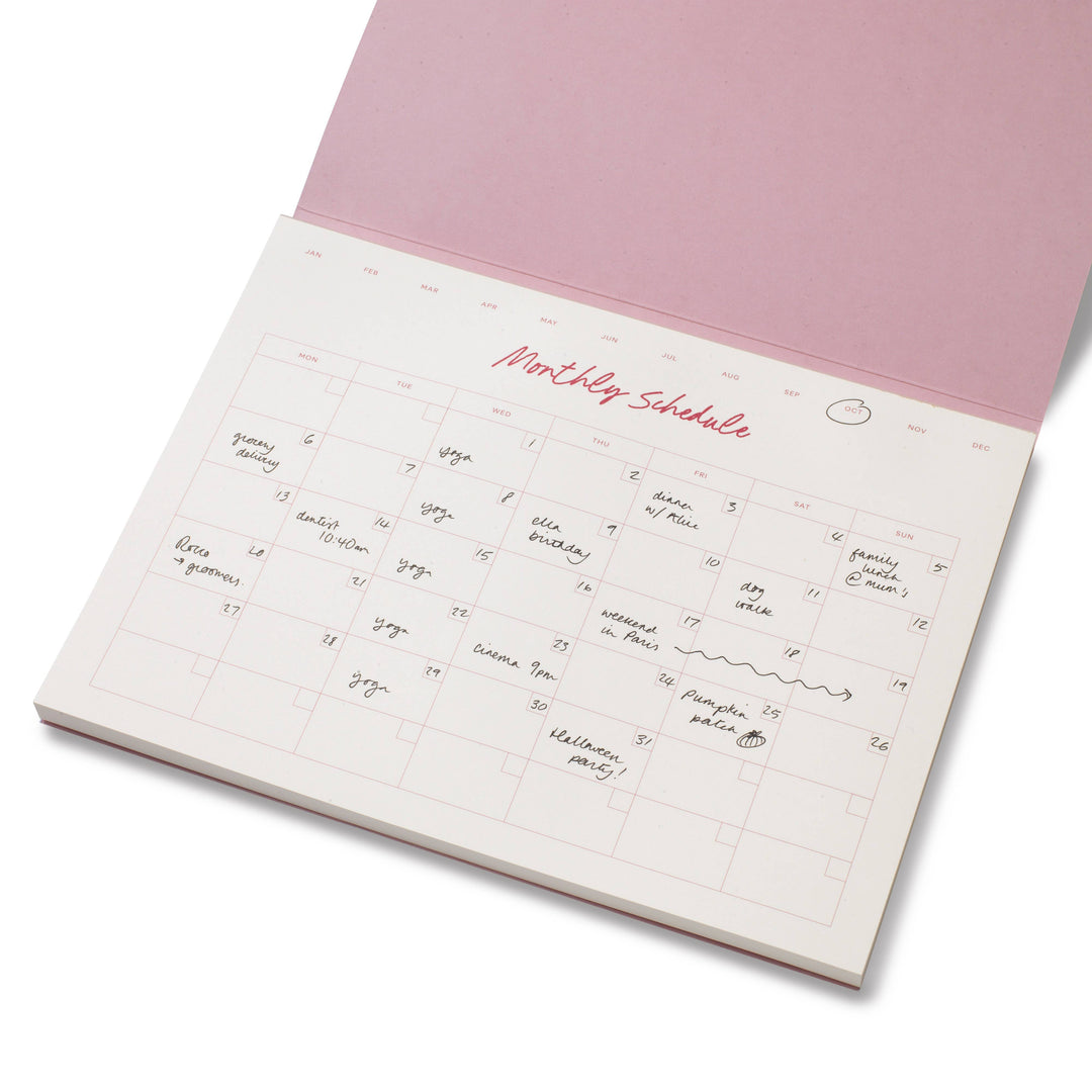 Picnic Undated Productivity Monthly Planning Pad