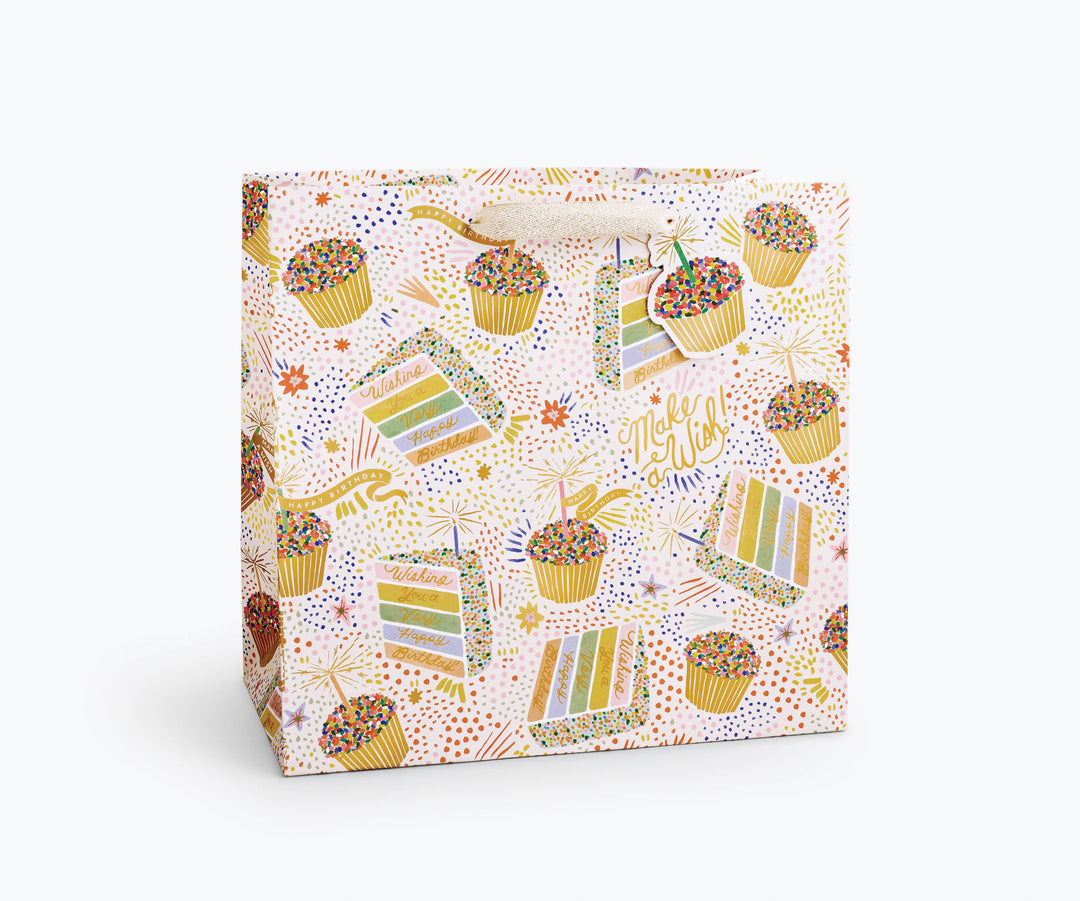 Birthday Cake Gift Bag: Wine