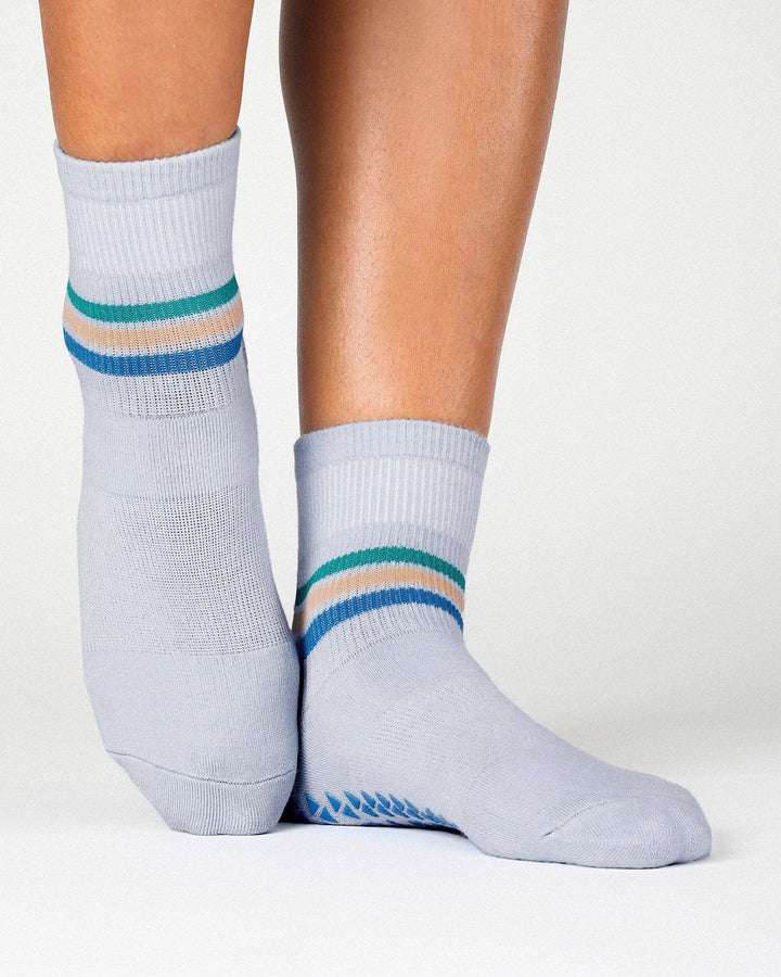 Women's Phoebe Ankle Grip Sock: Artic Ice / S/M