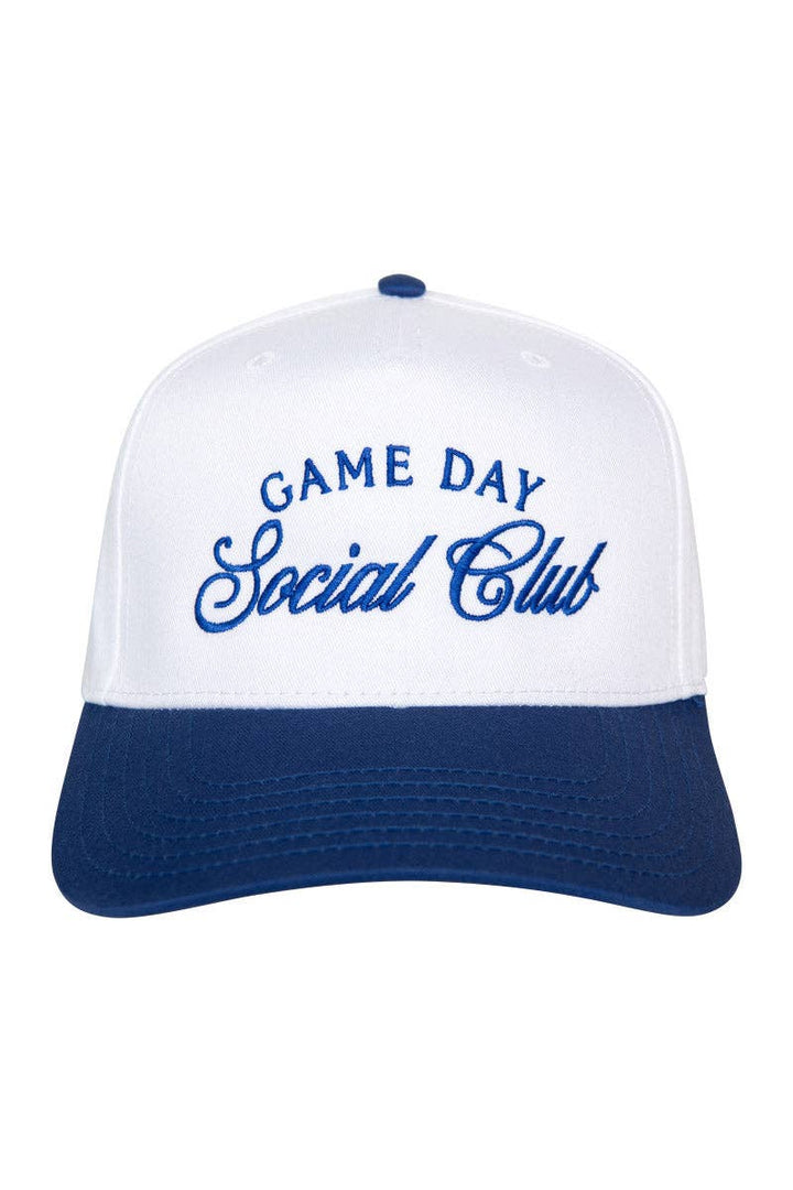Game Day Social Club Two-Toned Vintage Hat: Red and Tan