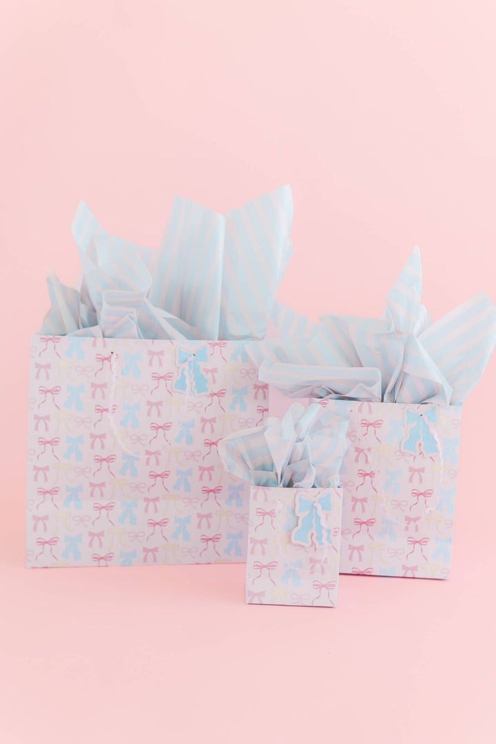 Pastel Bows Gift Bag: Small