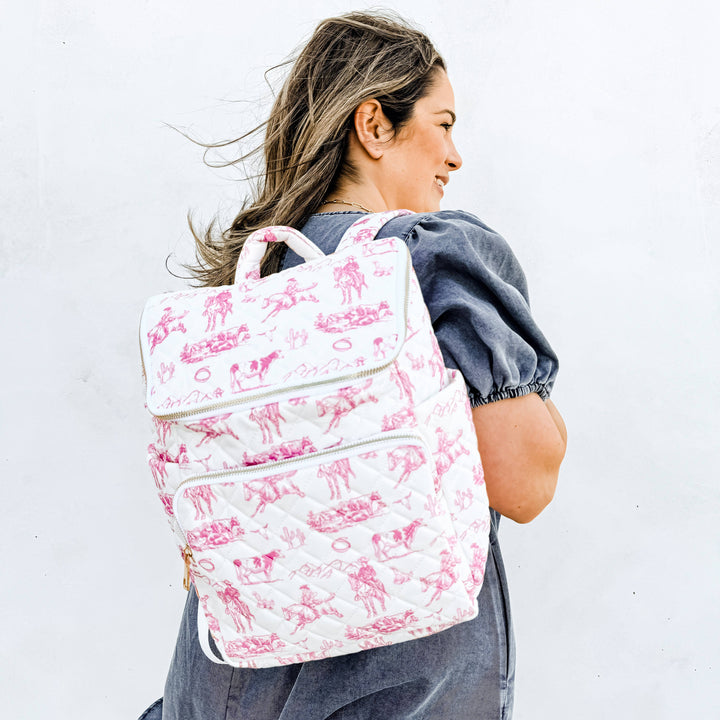 Cowgirl Pattern Duffle Bag